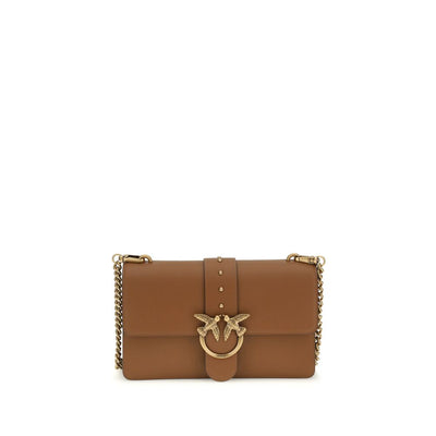 PINKO Brown Simply Love One Shoulder Bag