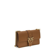 PINKO Brown Simply Love One Shoulder Bag