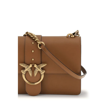 PINKO Brown Simply Love One Shoulder Bag
