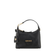 Versace Black Calf Leather Handbag