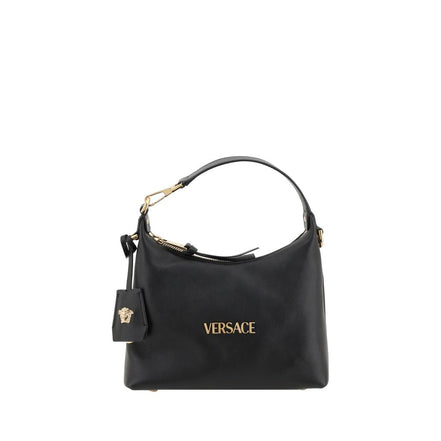 Versace Black Calf Leather Handbag