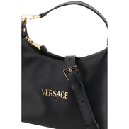 Versace Black Calf Leather Handbag