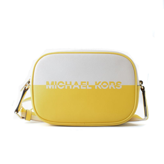 Sac bandoulière bicolore en toile Michael Kors