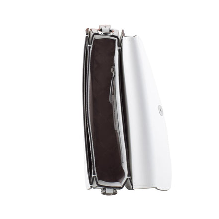 Michael Kors White Leather Shoulder Bag