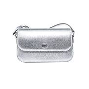 Sac à bandoulière en cuir gris Michael Kors