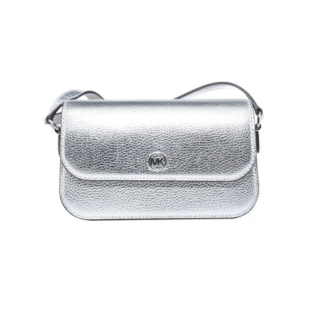 Sac à bandoulière en cuir gris Michael Kors