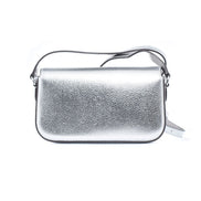 Sac à bandoulière en cuir gris Michael Kors