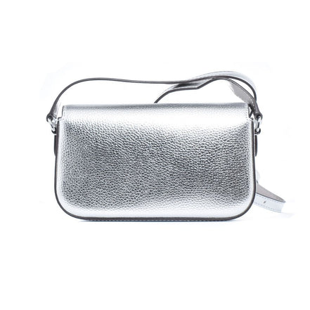 Sac à bandoulière en cuir gris Michael Kors