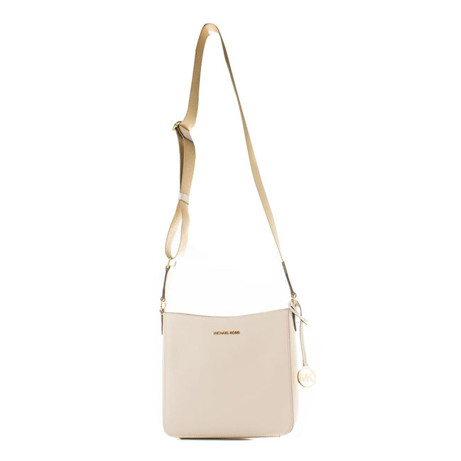 Borsa a tracolla Michael Kors in tela beige