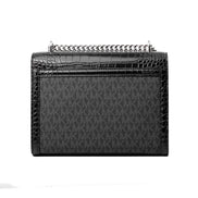 Michael Kors Black Canvas Crossbody Bag