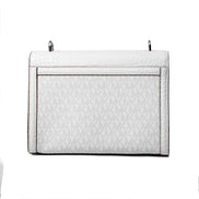 Sac bandoulière en toile blanche Michael Kors