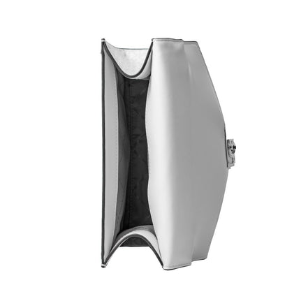 Sac bandoulière en toile blanche Michael Kors