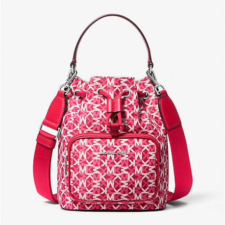 Borsa a secchiello Michael Kors in nylon multicolore