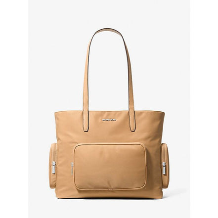 Borsa Tote Michael Kors in Nylon Marrone