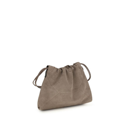 Brunello Cucinelli Beige Calf Leather Clutch Bag