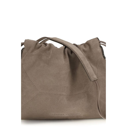 Brunello Cucinelli Beige Calf Leather Clutch Bag