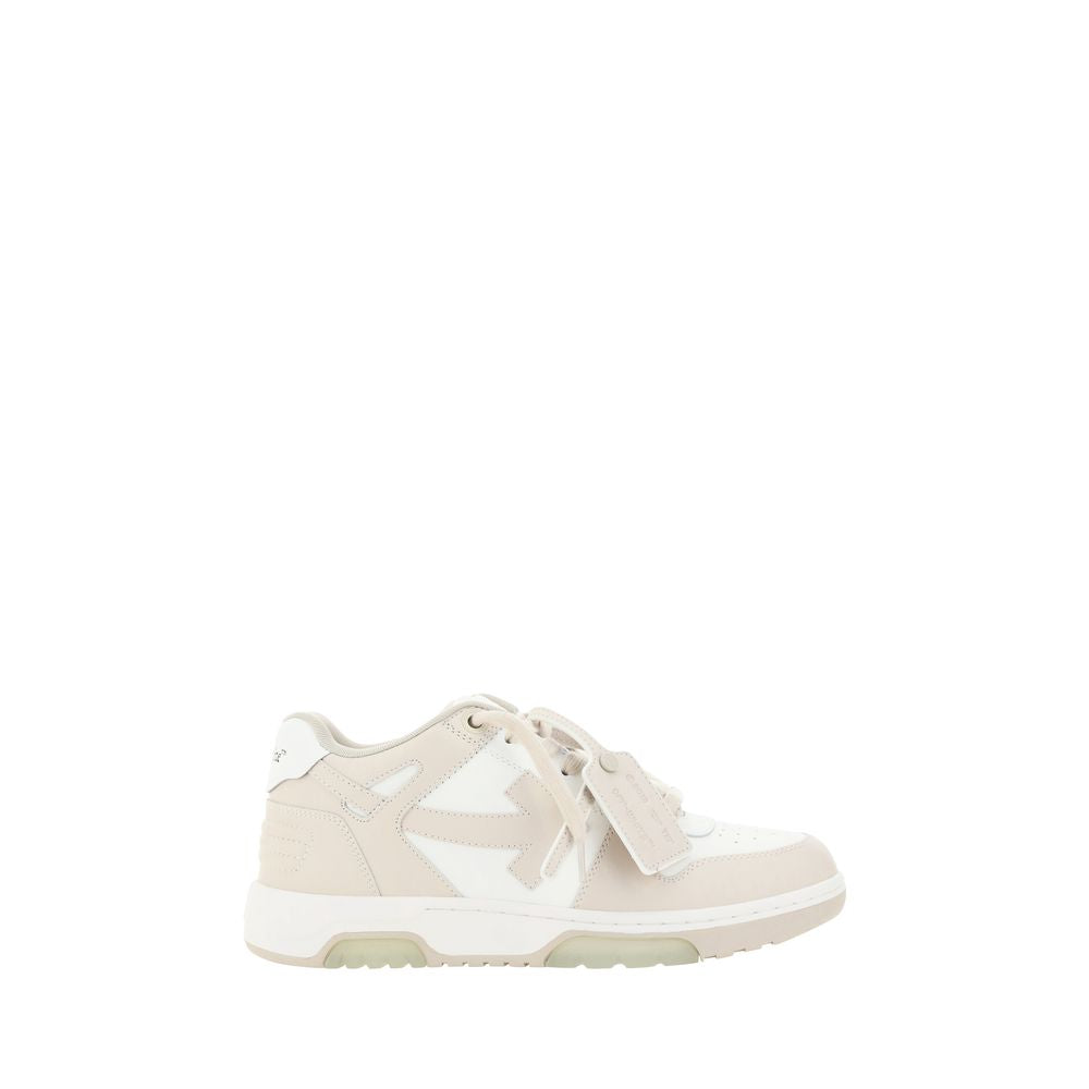 Off-White Beige Low Top Sneakers
