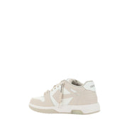 Off-White Beige Low Top Sneakers