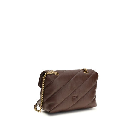 PINKO Brown Love Mini Puff Shoulder Bag