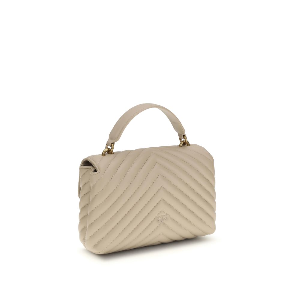 PINKO Beige Love Lady Mini Handbag