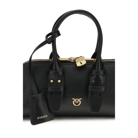 PINKO Black Escape Baguette Handbag