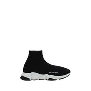 Baskets de sport Balenciaga en polyester noir