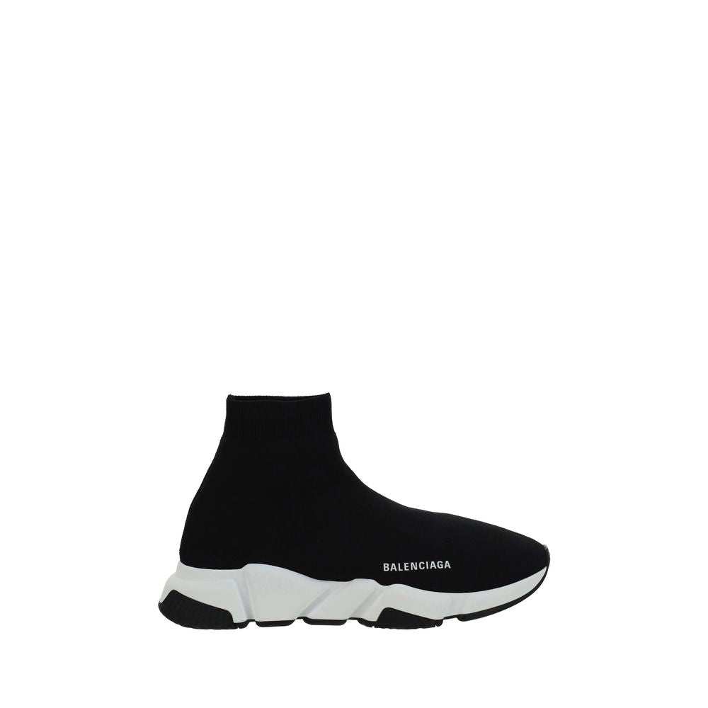 Baskets de sport Balenciaga en polyester noir