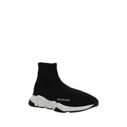 Baskets de sport Balenciaga en polyester noir