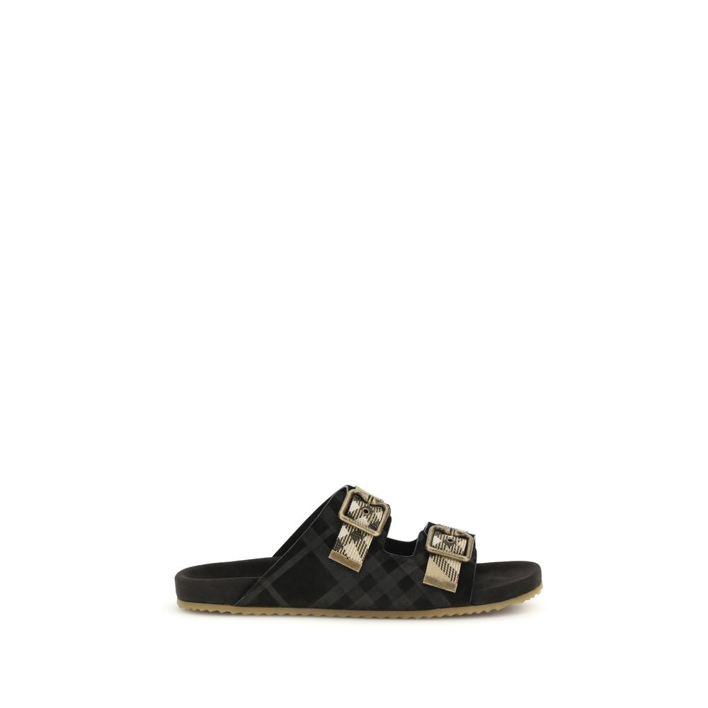 Sandali Burberry in gomma multicolore