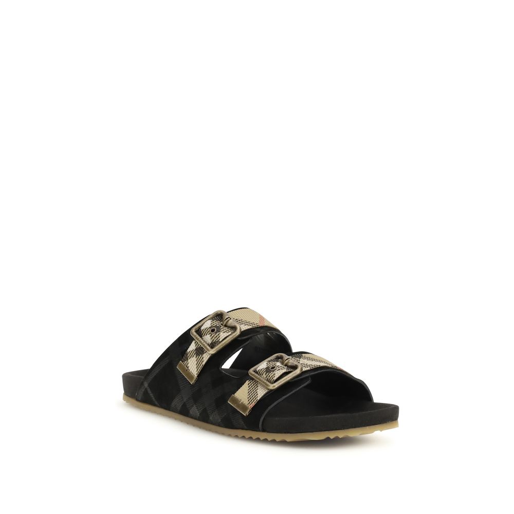 Sandali Burberry in gomma multicolore