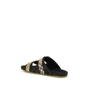 Sandali Burberry in gomma multicolore