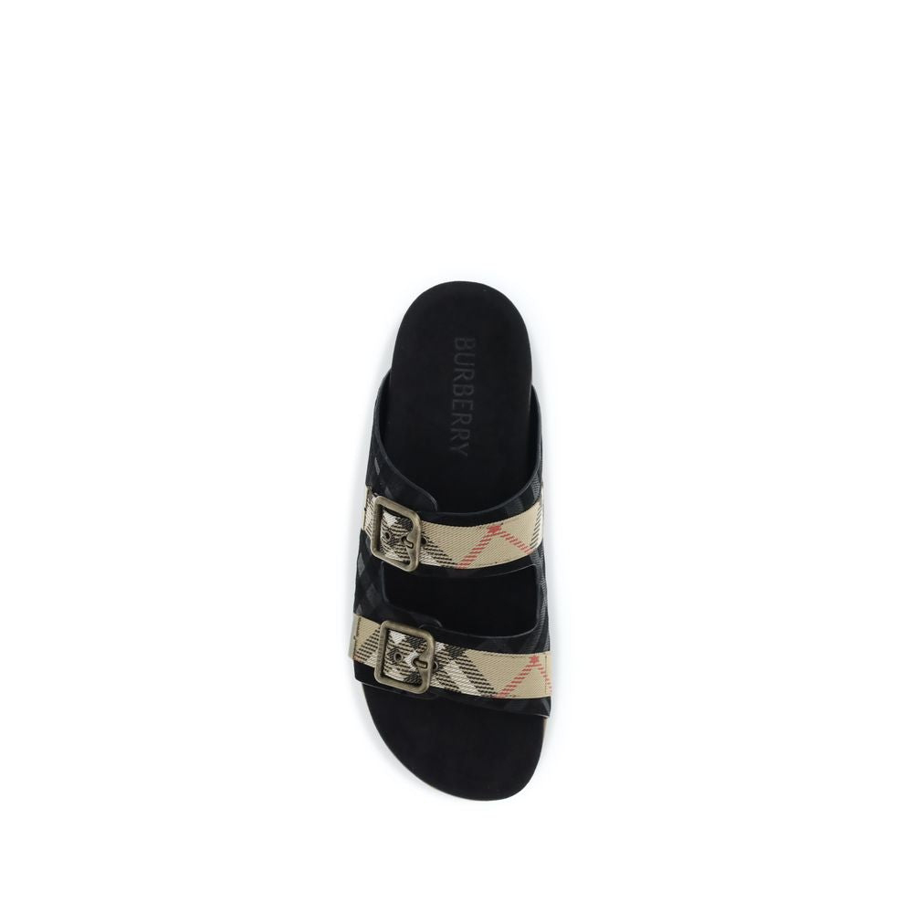 Sandali Burberry in gomma multicolore