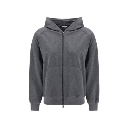 Felpa Brunello Cucinelli in cotone grigio