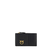 PINKO Black Love Birds Card Holder