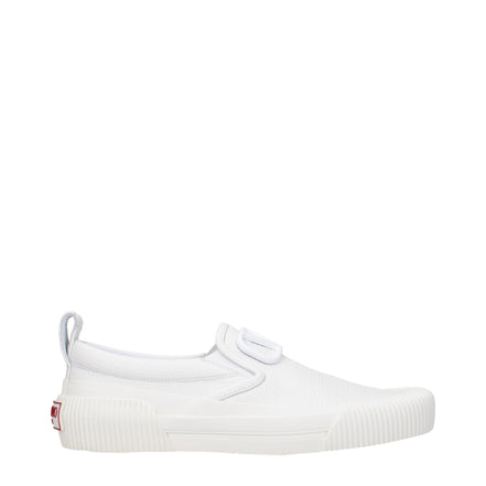 Mocassins à enfiler en cuir bleu Valentino Garavani