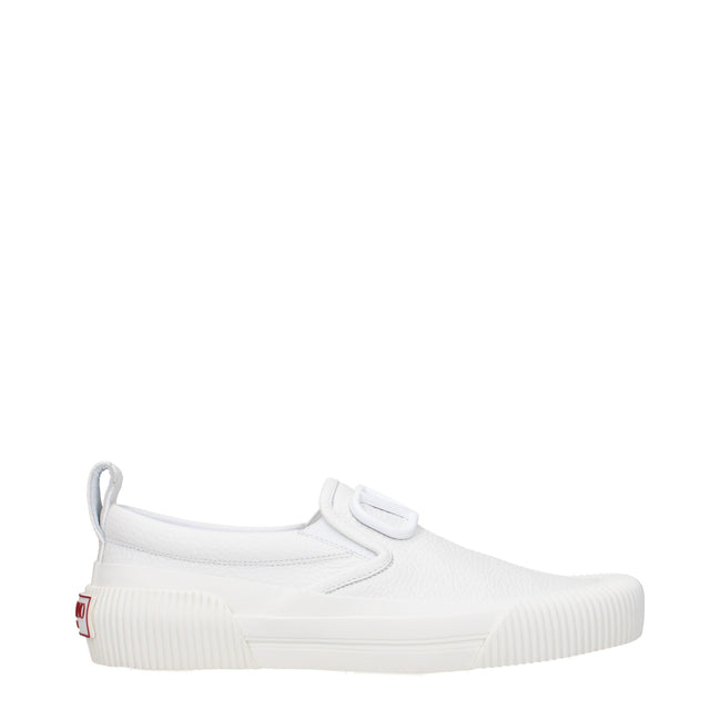 Mocassins à enfiler en cuir bleu Valentino Garavani