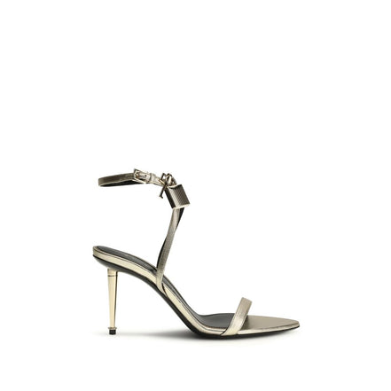 Tom Ford Gold Stiletto Heel Sandals