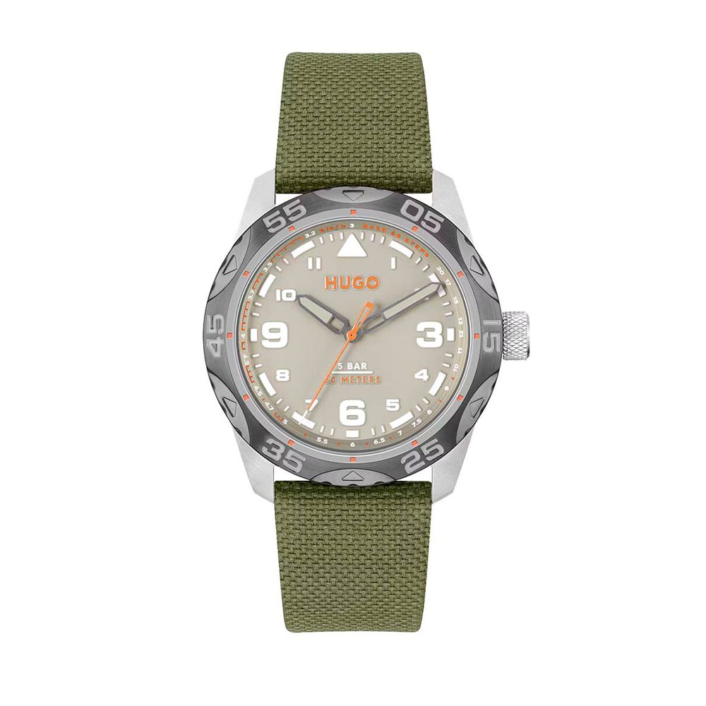 Orologio sportivo Hugo Boss in tessuto bicolore