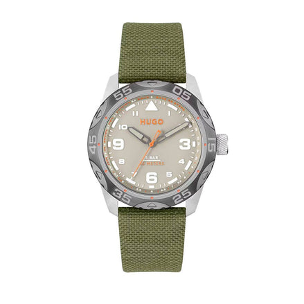 Orologio sportivo Hugo Boss in tessuto bicolore