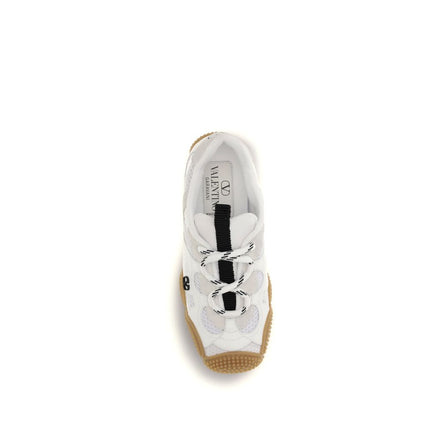 Baskets athlétiques Valentino Garavani en cuir de veau blanc Bos Taurus