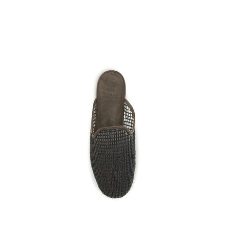 Brunello Cucinelli Grey Mules