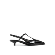 Miu Miu Black Mid Heel Pumps
