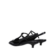 Miu Miu Black Mid Heel Pumps