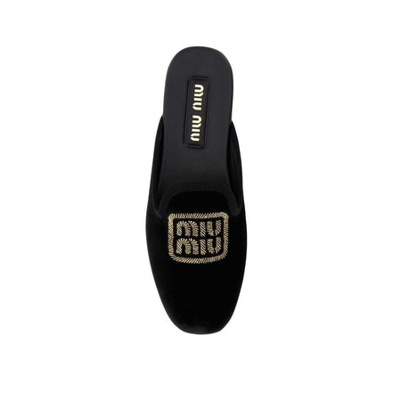 Miu Miu Black Mules