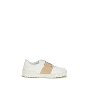 Baskets basses Valentino Garavani en cuir de veau blanc Bos Taurus