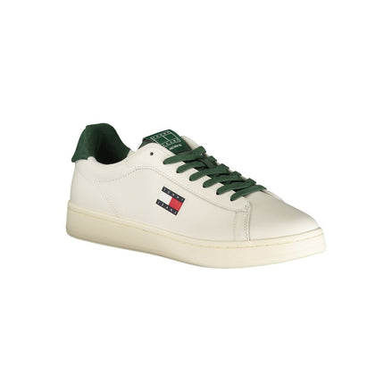 Sneaker da uomo Tommy Hilfiger in poliuretano bianco