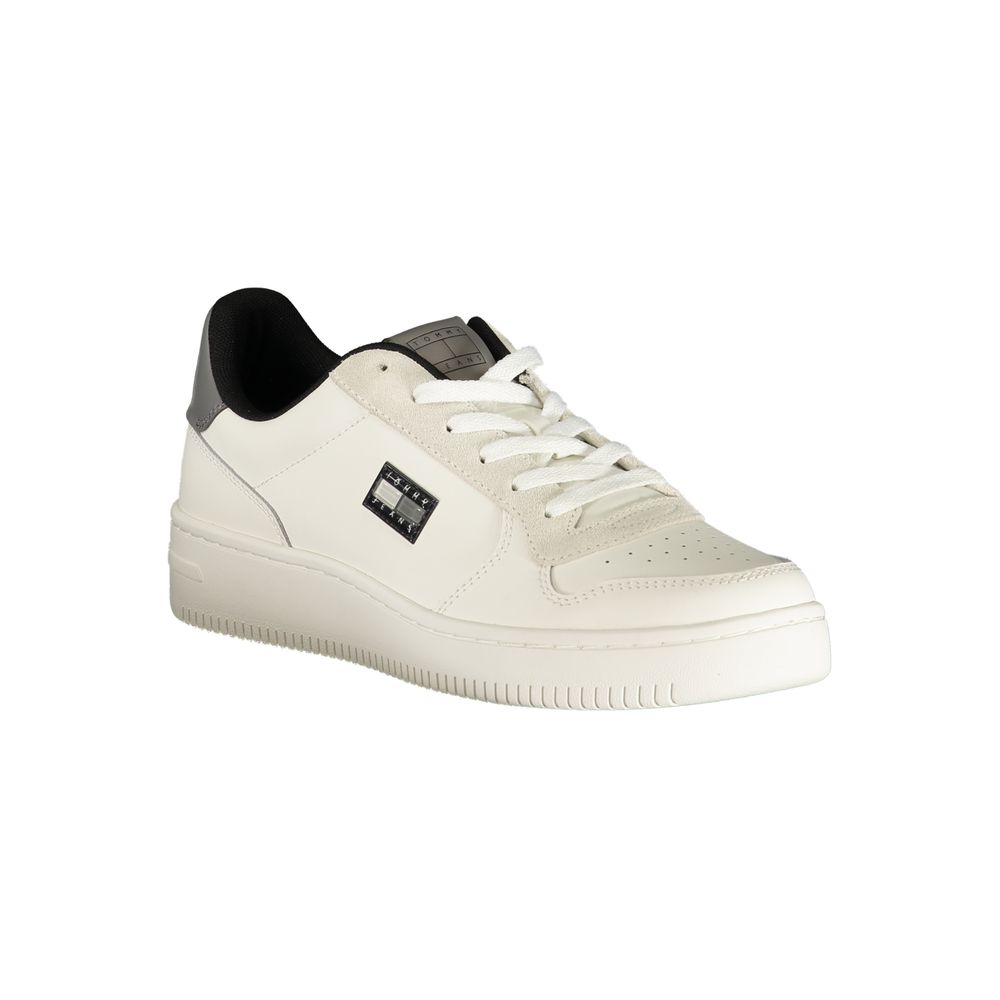 Baskets homme Tommy Hilfiger en polyuréthane blanc