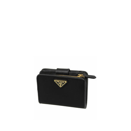 Portafoglio Prada in Nylon Nero