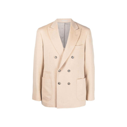 Cappotto Brunello Cucinelli in Lana Beige
