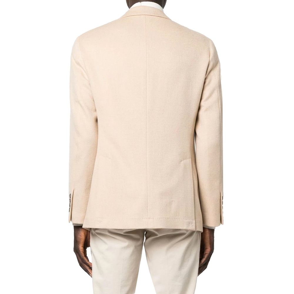 Cappotto Brunello Cucinelli in Lana Beige